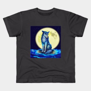 Wolf moon Kids T-Shirt